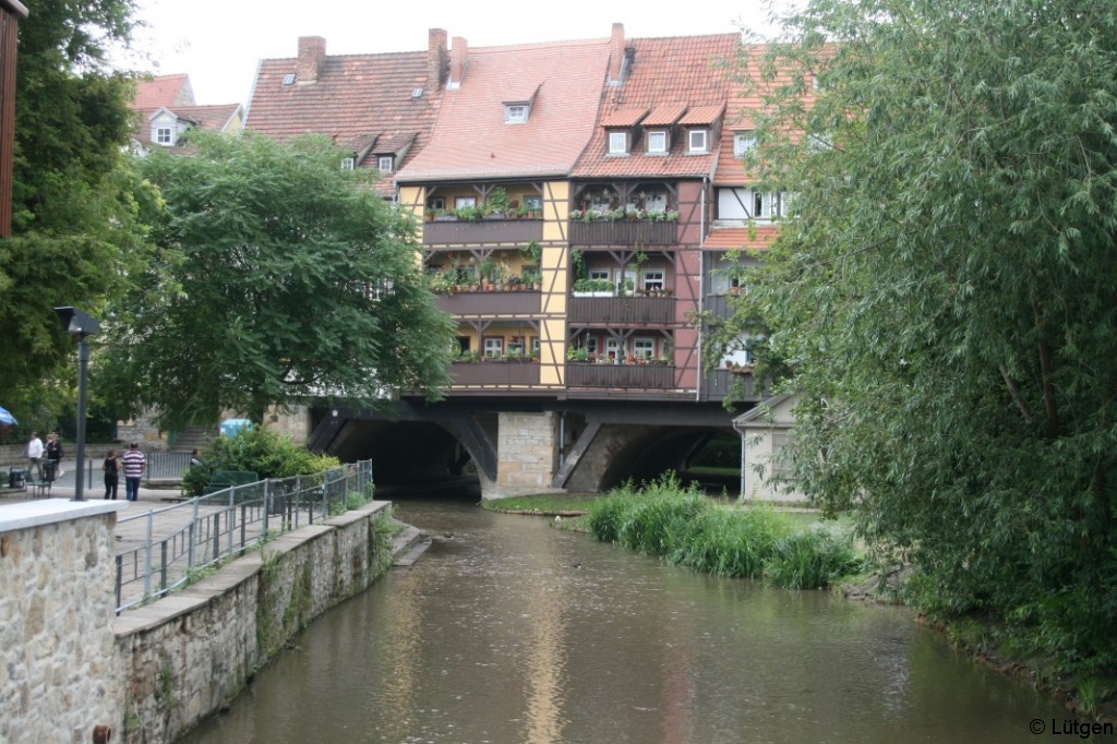 Rückansicht der Krämerbrücke